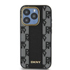 DKNY DKHMP15XPCPVSLK iPhone 15 Pro Max 6.7" czarny/black hardcase Leather Checkered Mono Pattern MagSafe