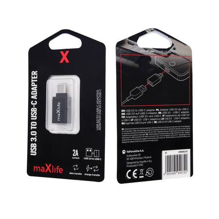 Maxlife adapter USB 3.0 do USB-C