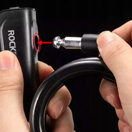 Rockbros RKS515-BK Fahrradschloss mit 1,1 m Schlüssel – Schwarz