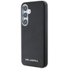 Original Case SAMSUNG GALAXY S25+ Karl Lagerfeld Saffiano Full Wrapped Elongated Metal Logo MagSafe black