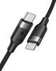 VEGER kabel Typ C do Typ C PD  100W 5A CC02 1,5m czarny