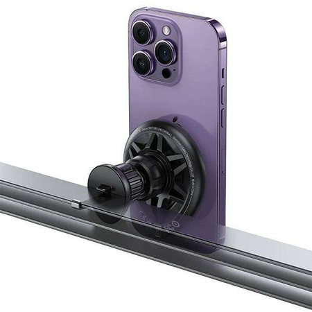 Uchwyt z Ładowaniem Indukcyjnym 15W do Kratki Nawiewu USAMS US-CD222 CD222ZJ01 czarny