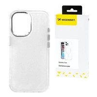 Etui Wozinsky Glitter Case na Samsung Galaxy S24 FE - przezroczyste z brokatem