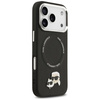 Karl Lagerfeld nakładka Magsafe PU case with Karl&Choupette heads pins logo and metal camera buttons do iPhone 17 Pro Max czarna