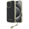 Original Handyhülle IPHONE 16 PRO Guess Hardcase 4G Charms Collection (GUHCP16LGF4GGR) schwarz