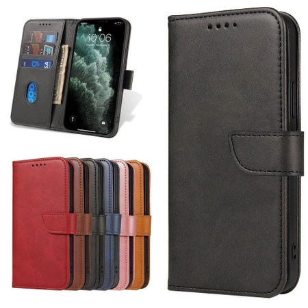Magnet Case elegant case cover with a flap and stand function for Samsung Galaxy A73 black