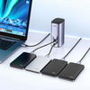 Ugreen Multifunktions-HUB 12in1 USB C USB HDMI DP RJ45 AUX SD TF grau (CM555)
