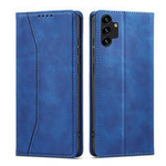 Magnet Fancy Case etui do Samsung Galaxy A13 5G pokrowiec portfel na karty kartę podstawka niebieski