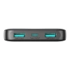 Powerbank Joyroom JR-PBF12 10000mAh 2,4A 2x USB-A 1x USB-C - schwarz