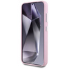 Original Handyhülle SAMSUNG GALAXY S25+ Karl Lagerfeld Saffiano Full Wrapped Elongated Metal Logo MagSafe rosa