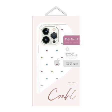 Case IPHONE 14 PRO MAX UNIQ Coehl Solitaire transparent