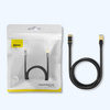 Baseus Speed Seven High Speed RJ45 Network Cable 10Gbps 1m Black (WKJS010101)