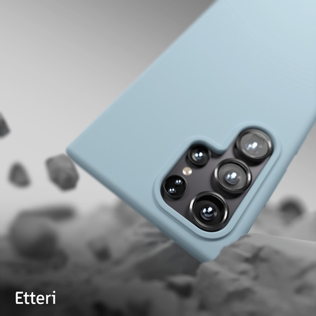 Nakładka Etteri Silicone Case do Samsung Galaxy S25 Ultra jasnoniebieska