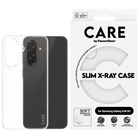 CARE by PanzerGlass Fashion X-Ray Case für Samsung Galaxy A36 5G - Transparent