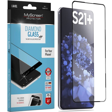 Szkło Hartowane 5D SAMSUNG GALAXY S21+ PLUS MyScreen Diamond Glass Edge czarne