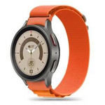 Armband für SAMSUNG GALAXY WATCH 4 / 5 / 5 PRO (40 / 42 / 44 / 45 / 46 MM) Tech-Protect Nylon Pro orange