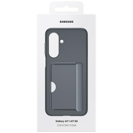 Etui Samsung Card Slot do Galaxy A17     czarny