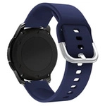 Silicone Strap TYS opaska do smartwatcha zegarka uniwersalna 22mm ciemnoniebieski