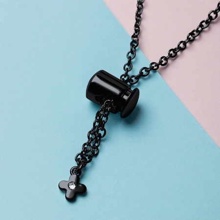 Metal bracelet for Xiaomi Mi Band 3 / 4 / 5 / 6 band strap - black