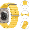 Armband für APPLE WATCH 4 / 5 / 6 / 7 / 8 / SE / ULTRA (42 / 44 / 45 / 49 MM) Tech-Protect IconBand gelb