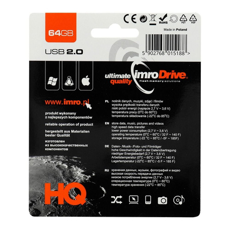 Pamięć Przenośna typu Pendrive Imro Axis 64 GB