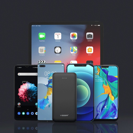 Bateria zewnętrzna (Powerbank) VEGER A10 - 10 000mAh czarny (W1065)