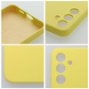 Futerał SILICONE 2mm do SAMSUNG S25 Plus żółty