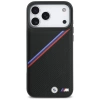 Etui BMW M Tricolor Metal Logo MagSafe do iPhone 17 Pro Max - czarne