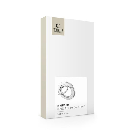 TECH-PROTECT MMR600 MAGNETIC MAGSAFE PHONE RING SATIN SILVER