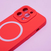 Nakładka Silicon Magsafe do iPhone 12 6,1" czerwona