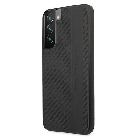 AMG AMHCS22MBLSCA S22 + S906 black / black hardcase Carbon Stripe & Embossed