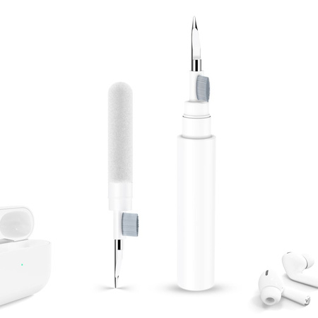 TECH-PROTECT CS02 CLEANER SET 3IN1 FOR EARPHONE WHITE