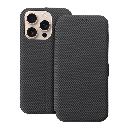 Kabura FOLIO Side Magnet do IPHONE 16 PRO szary