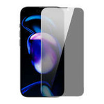 Baseus Privacy Tempered Glass für iPhone 14 Pro Vollbild 0,4 mm Blickschutzfilter Anti Spy + Montageset