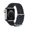 Dux Ducis Strap Watch Strap 8 / 7 / 6 / 5 / 4 / 3 / 2 / SE (41 / 40 / 38mm) Silicone Band Bracelet Gray (OceanWave Version)