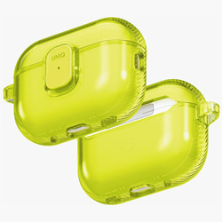 Etui UNIQ Glase Pro do AirPods Pro 3     Lock Case żółty