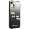 Karl Lagerfeld KLHCP13STGKCK iPhone 13 mini 5,4 &quot;hardcase black / black Gradient Ikonik Karl &amp; Choupette