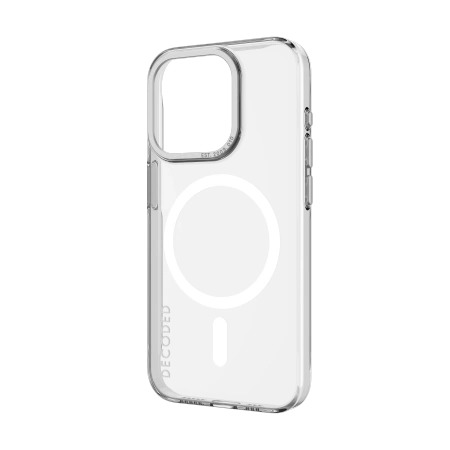 Decoded - Schutzhülle für iPhone 15 Pro Max kompatibel mit MagSafe (Ice)