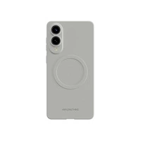 AmazingThing Minimal Air Case mit Magnetring für Samsung Galaxy S25 Edge - Grau