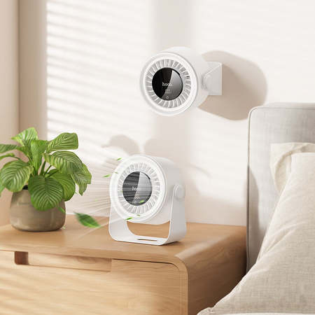 Wentylator biurkowy Hoco HX66 biały
