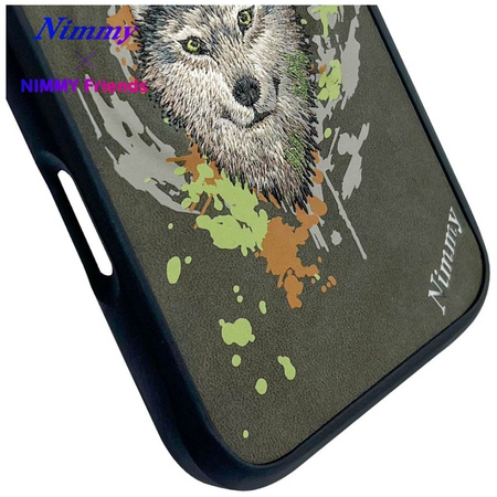 Etui Nimmy Wilk MagSafe do iPhone 16      ciemnoszary