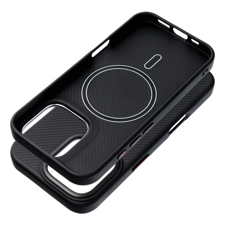 Carbon Elite Mag Cover kompatybilny z MagSafe pasuje do IPHONE 15 PLUS czarny