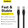 Baseus High Speed Cat 5 RJ-45 1000Mb/s Ethernet cable 5m round - black
