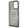 Original Handyhülle IPHONE 16 PRO Guess Hardcase IML Glitter Circle MagSafe (GUHMP16LHFGEREK) schwarz