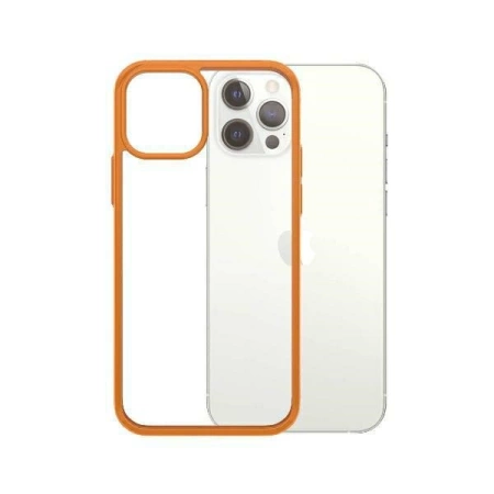 PanzerGlass ClearCase Hülle für iPhone 12 / 12 Pro - transparent orange