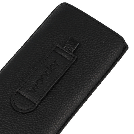 Kieszonka WONDER Deko (ROZMIAR XXL) do Samsung S23 Ultra/S22 Ultra/M33/M23/A14 5G/Xiaomi Redmi 12C czarna