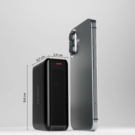 Powerbank SBS 20000mAh 65W PD AFC USB-C USB-A für Laptop, Tablet, Smartphone - schwarz