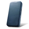 iCarer CE Oil Wax Premium Leather Folio Case iPhone 14 Plus magnetische Klapphülle MagSafe blau (AKI14220707-BU)
