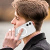 Etui Magnetic Abrasive na iPhone 17 kompatybilne z MagSafe - matowe białe