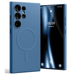 Mercury MagSafe Semi-Silicone Sam S24 Ultra G928 niebieski /blue